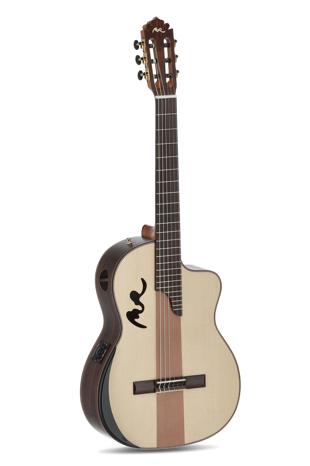 Manuel Rodriguez Guitare classique électro-acoustique Café Cortado Indian Rosewood Palissandre indien | satin