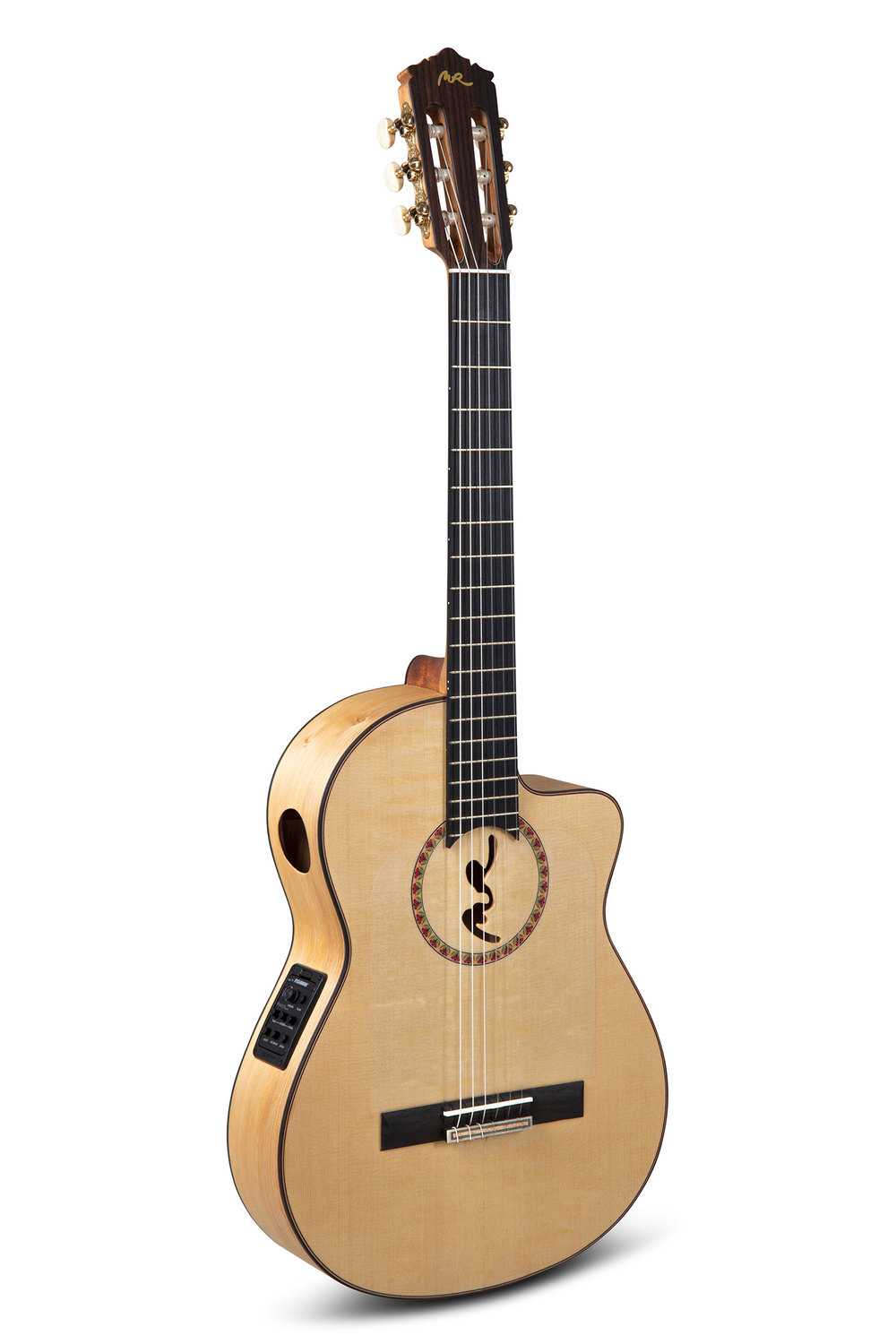 Manuel Rodriguez 4/4 Flamenco FF Sabicas Boca Cutaway électro-acoustique, entièrement massive FLAMENCO FF Sabicas | Cutaway Boca